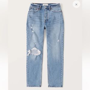 Abercrombie 90’s Straight Leg Curve Love Jeans